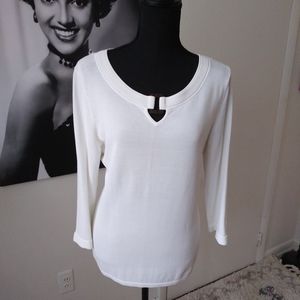 White Jones New York Signature Top